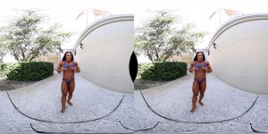 Asha Hadley, Virtual Reality Video (8K)  Virtual Reality Photo Set, virtual reality video, female bodybuilder, female muscle, fbb, vr, muscular woman, Vintage Female Muscle, girls with muscle, FTVideo 8k resolution