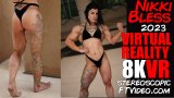 Nikki Bless, Nichole Bless, Virtual Reality Video (8K)  Virtual Reality Photo Set, virtual reality video, female bodybuilder, female muscle, fbb, vr, muscular woman, Vintage Female Muscle, FTVideo 8k resolution, old school female bodybuilders