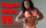 Ripped Reiley, virtual reality video, female bodybuilder, female muscle, fbb, vr, muscular woman, Vintage Female Muscle, girls with muscle