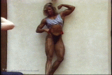 Shelly Beattie, virtual reality video, female bodybuilder, female muscle, fbb, vr, muscular woman, Vintage Female Muscle, girls with muscle