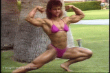Yvonne Vasquez, virtual reality video, female bodybuilder, female muscle, fbb, vr, muscular woman, Vintage Female Muscle, girls with muscle