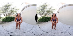 Asha Hadley, Virtual Reality Video (8K)  Virtual Reality Photo Set, virtual reality video, female bodybuilder, female muscle, fbb, vr, muscular woman, Vintage Female Muscle, girls with muscle, FTVideo 8k resolution