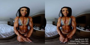 Jada Beverly 2022:  Virtual Reality Photo Set, virtual reality video, female bodybuilder, female muscle, fbb, vr, muscular woman, Vintage Female Muscle, girls with muscle, FTVideo 8k resolution