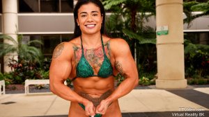 Jane Akarapreecha, Virtual Reality Video (8K)  Virtual Reality Photo Set, virtual reality video, female bodybuilder, female muscle, fbb, vr, muscular woman, Vintage Female Muscle, girls with muscle, FTVideo 8k resolution, old school female bodybuilders