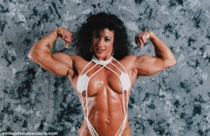 Lynn McCrossin, Virtual Reality Video (8K)  Virtual Reality Photo Set, virtual reality video, female bodybuilder, female muscle, fbb, vr, muscular woman, Vintage Female Muscle, girls with muscle, FTVideo 8k resolution