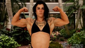 Nikki Bless, Nichole Bless, Virtual Reality Video (8K)  Virtual Reality Photo Set, virtual reality video, female bodybuilder, female muscle, fbb, vr, muscular woman, Vintage Female Muscle, FTVideo 8k resolution, old school female bodybuilders