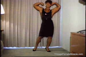 Peggy Ouwerling, virtual reality video, female bodybuilder, female muscle, fbb, vr, muscular woman, Vintage Female Muscle, girls with muscle