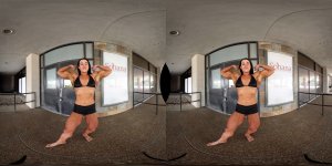 Robyn Faulkenham, Virtual Reality Video (8K)  Virtual Reality Photo Set, virtual reality video, female bodybuilder, female muscle, fbb, vr, muscular woman, Vintage Female Muscle, girls with muscle, FTVideo 8k resolution