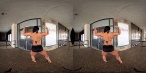 Robyn Faulkenham, Virtual Reality Video (8K)  Virtual Reality Photo Set, virtual reality video, female bodybuilder, female muscle, fbb, vr, muscular woman, Vintage Female Muscle, girls with muscle, FTVideo 8k resolution