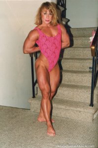 Sharon Arrildt Marvel, Virtual Reality Video (8K)  Virtual Reality Photo Set, virtual reality video, female bodybuilder, female muscle, fbb, vr, muscular woman, Vintage Female Muscle, FTVideo 8k resolution