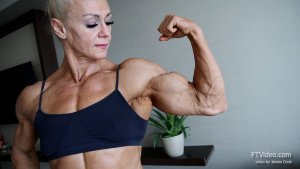 Tatiana Bulut 2022 Virtual Reality Video (8K)  Virtual Reality Photo Set, virtual reality video, female bodybuilder, female muscle, fbb, vr, muscular woman, Vintage Female Muscle, girls with muscle, FTVideo 8k resolution