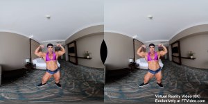Virginia Sanchez 2022: Virtual Reality Video (8K)  Virtual Reality Photo Set, virtual reality video, female bodybuilder, female muscle, fbb, vr, muscular woman, Vintage Female Muscle, girls with muscle, FTVideo 8k resolution